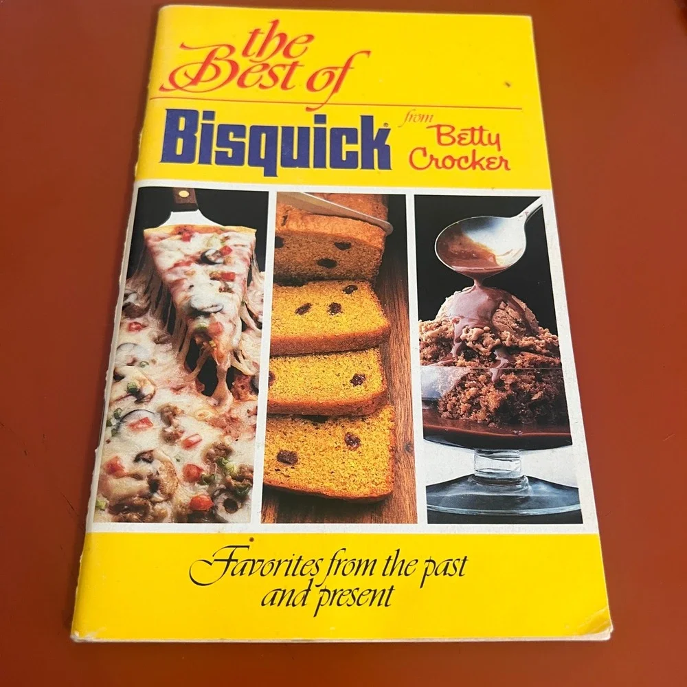 Vintage 1983 The Best of Bisquick Betty Crocker Cookbook Recipes Impossible Pies